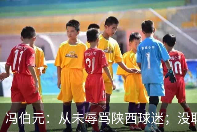 冯伯元：从未辱骂陕西球迷；没取胜很自责，我将深刻反省