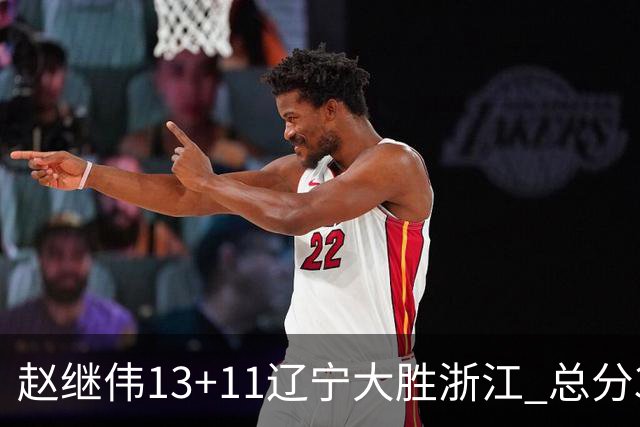赵继伟13+11辽宁大胜浙江 总分3-0拿到冠军点